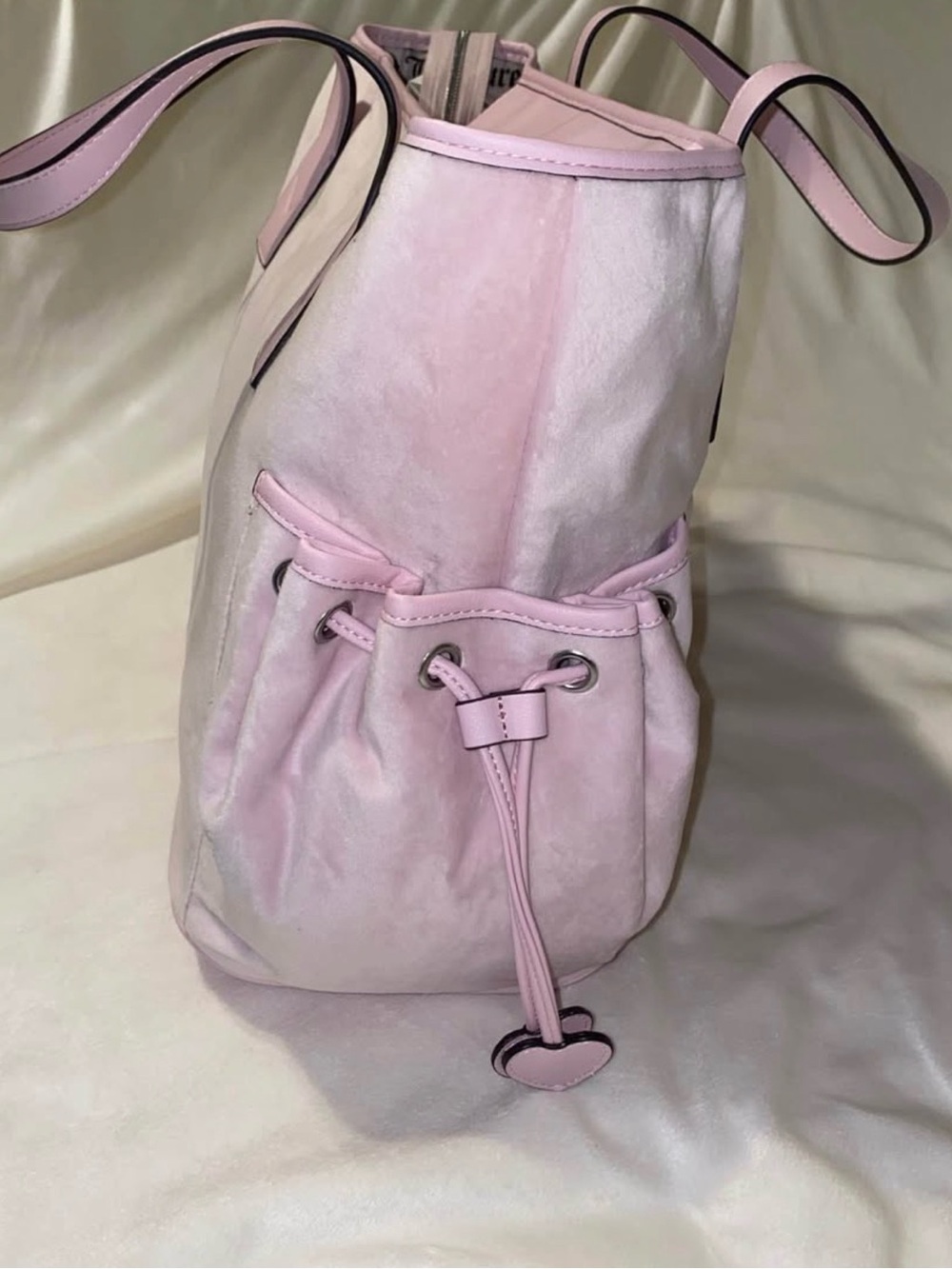 Juicy Couture Pink Girlie Royalty Tote Bag - Picture 3 of 8
